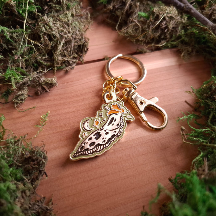 Tiny Cowboy Slug Keychain