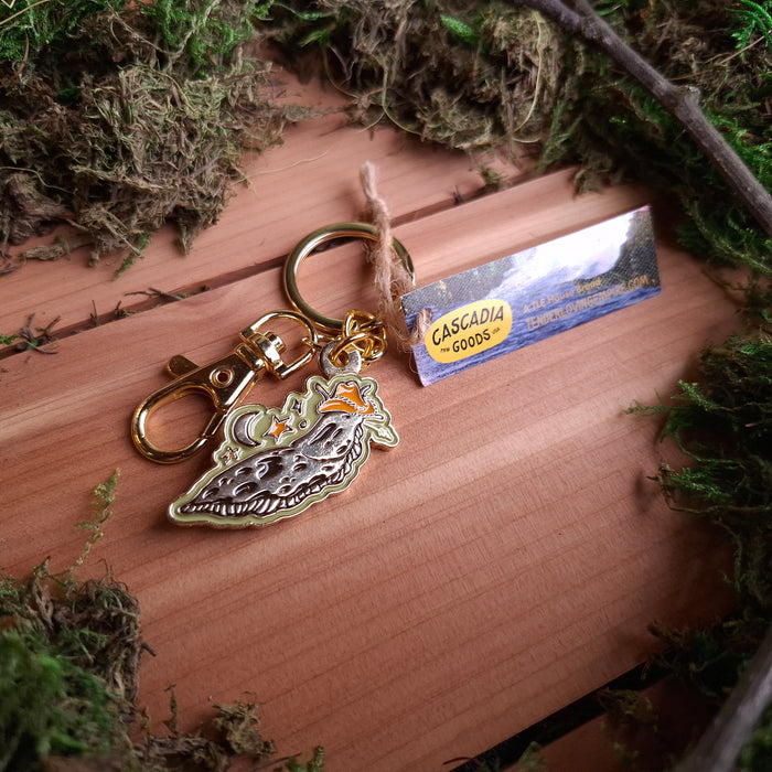 Tiny Cowboy Slug Keychain