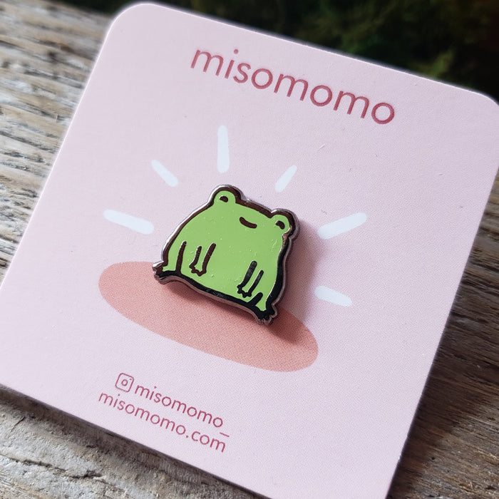 Tiny Frog Enamel Pin