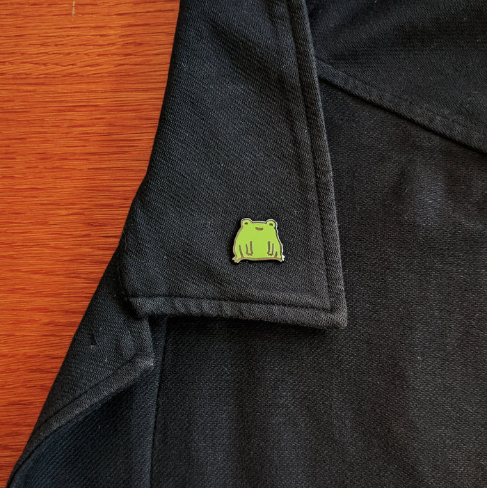 Tiny Frog Enamel Pin