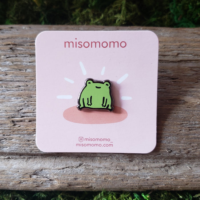 Tiny Frog Enamel Pin