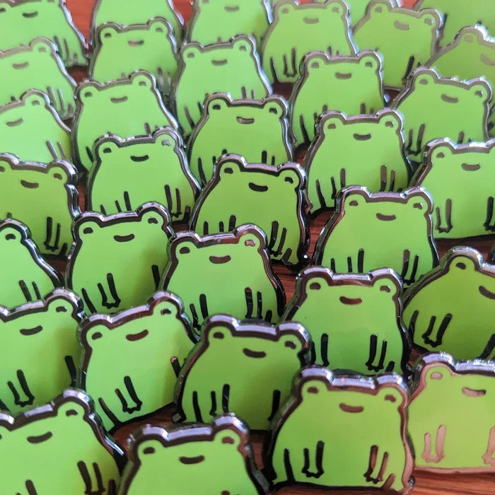 Tiny Frog Enamel Pin