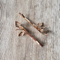 Tiny Gold Twig Hairclip