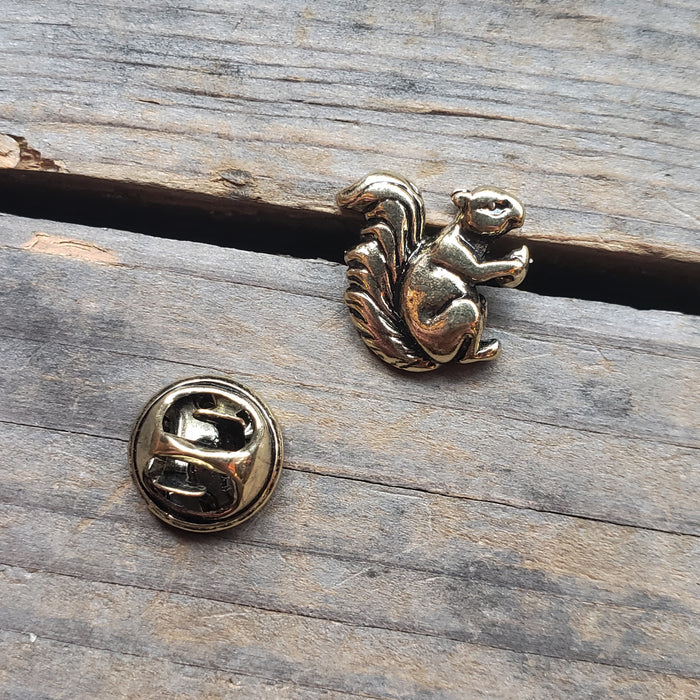 Tiny Squirrel Lapel Pin