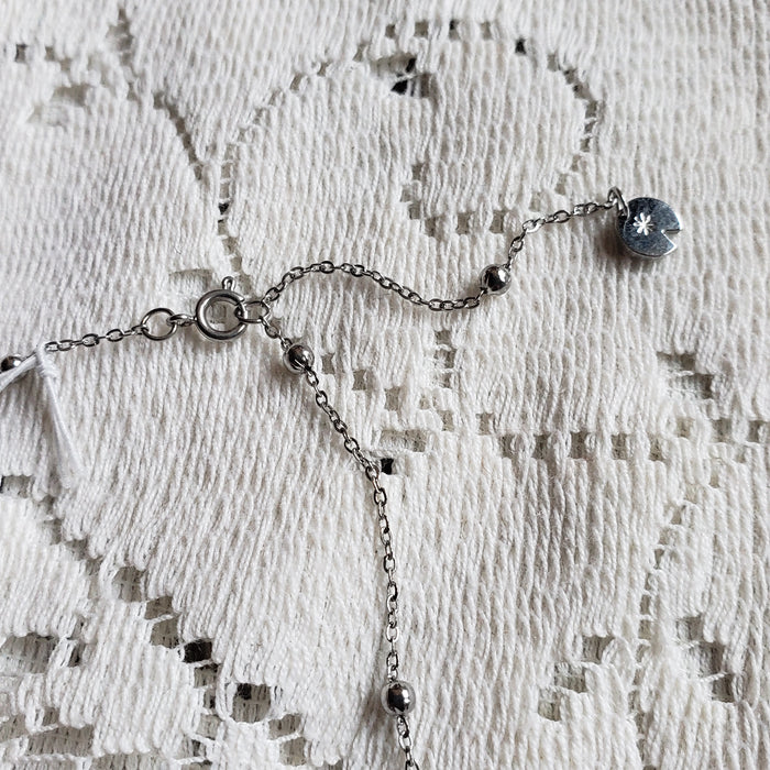 Tiny Stainless Steel Frog Necklace
