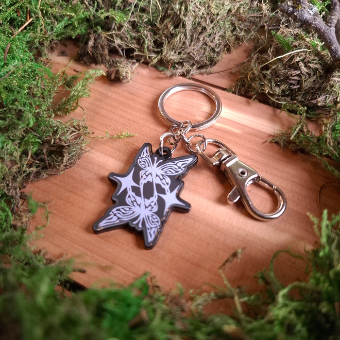 Tiny Y2K Butterfly Keychain