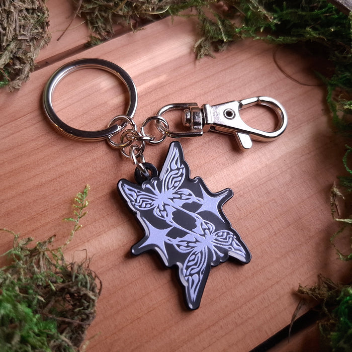 Tiny Y2K Butterfly Keychain