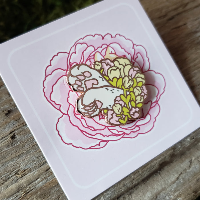 Toe Beans Enamel Pin