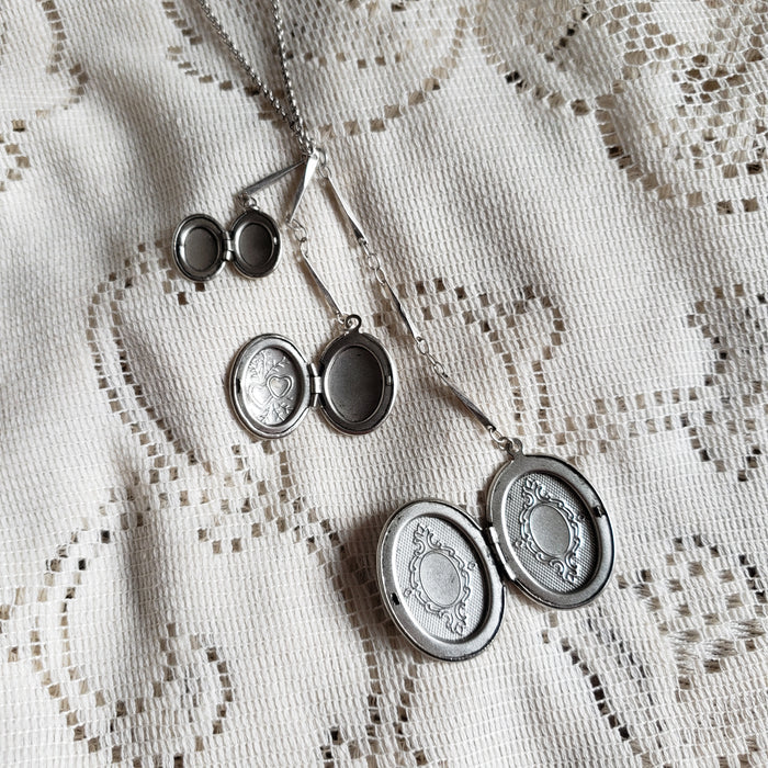 Triple Locket Necklace