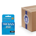 Trojan ENZ Lubricated Latex Condoms - 3 Ct - 48 Pack