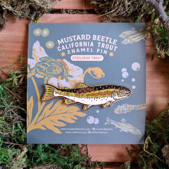 Trout Enamel Pin