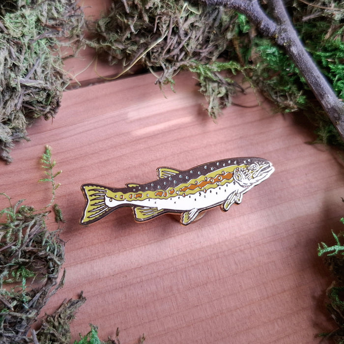 Trout Enamel Pin