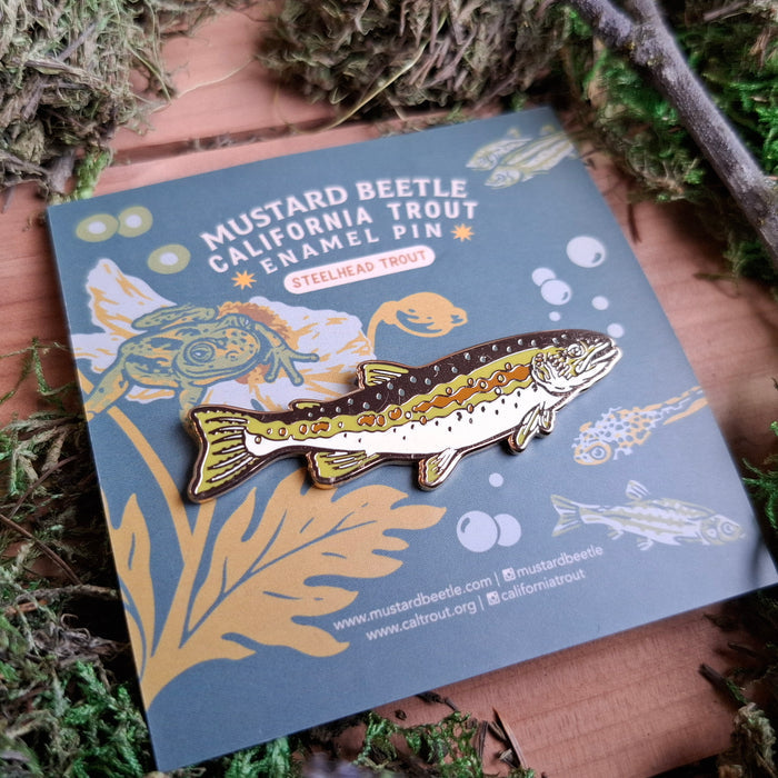 Trout Enamel Pin