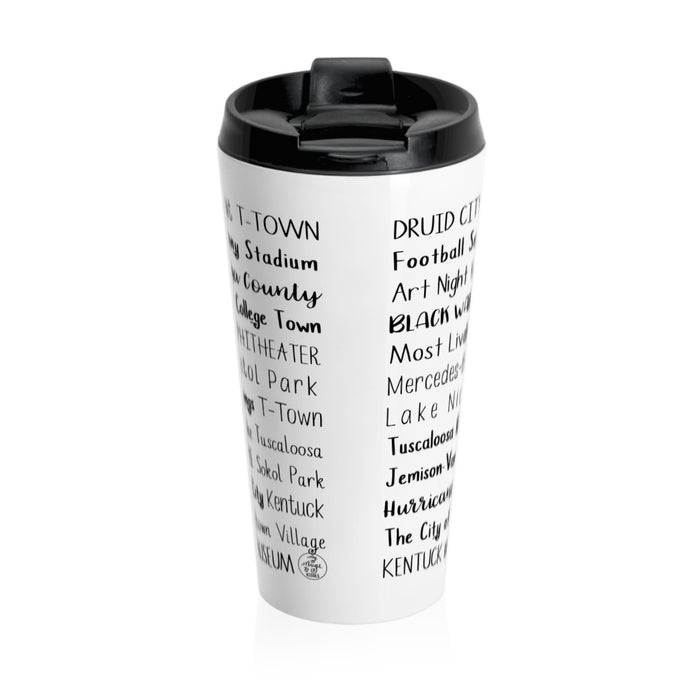 Tuscaloosa, AL Travel Mug