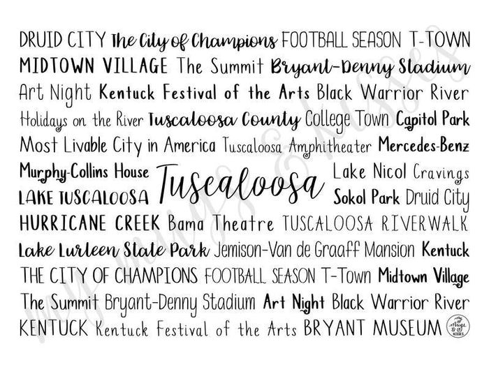 Tuscaloosa, AL Tumbler