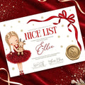 Tutu Fairy Personalised Nice List Certificate