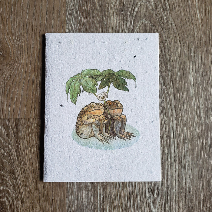 Two Toads Plantable Greeting Card