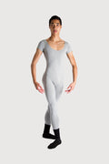 U3472M - Bloch Matt Scoop Neck Cap Sleeve Mens Unitard