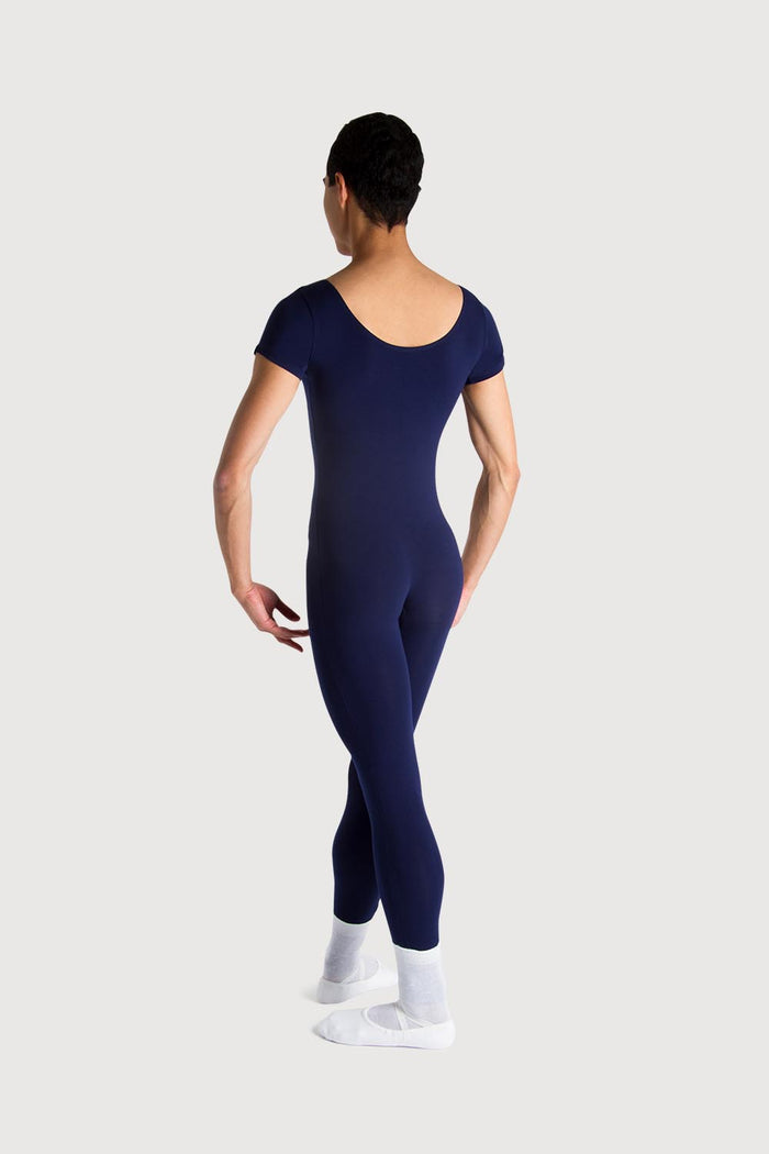 U3472M - Bloch Matt Scoop Neck Cap Sleeve Mens Unitard