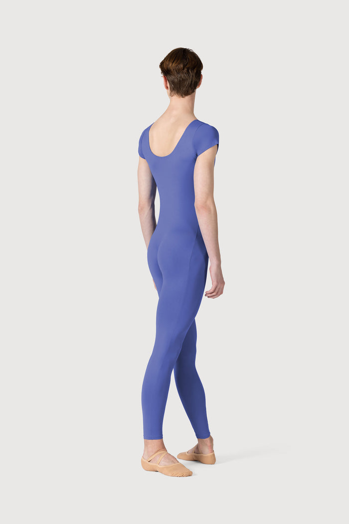 U3872M - Bloch Microlux™ Scoop Neck Cap Sleeve Mens Unitard