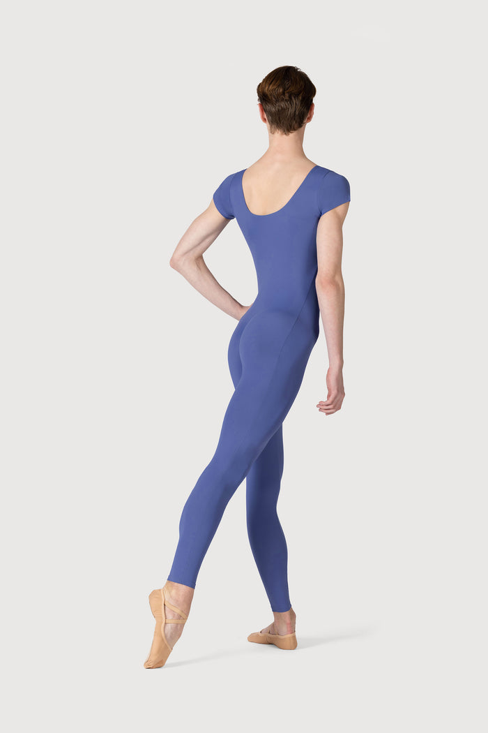 U3872M - Bloch Microlux™ Scoop Neck Cap Sleeve Mens Unitard