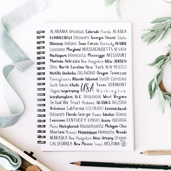USA Spiral Notebook