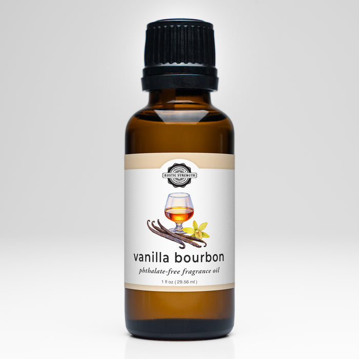 Rustic Strength - Phthalate-Free Fragrance Oil | 1oz Amber Glass Vial | Vanilla Bourbon