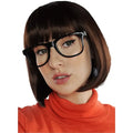 Brown Bob Synthetic Wig Velma Wig and Glasses Velma for Women Velma Cosplay Flapper Wig with Bangs Dora Wig Velma