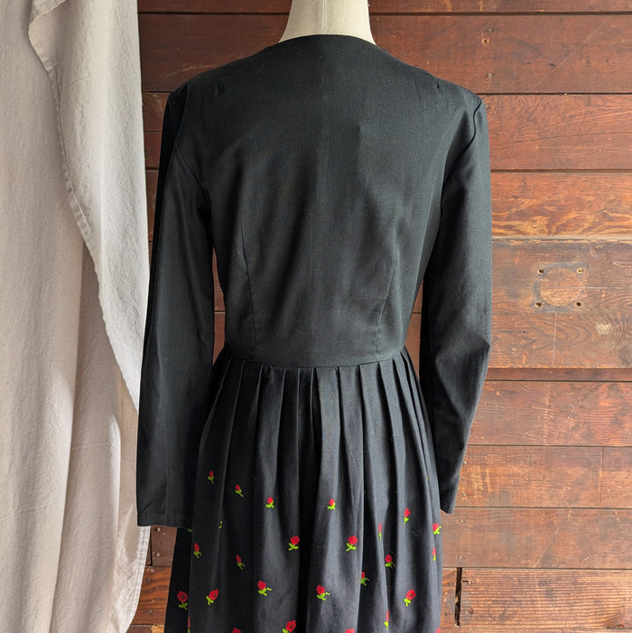 Vintage Cotton European Folk Dress