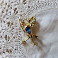 Vintage Dressy Duck Brooch