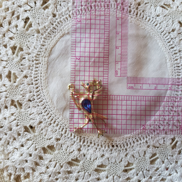 Vintage Dressy Duck Brooch