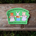 Violent Revolution Critter Sticker