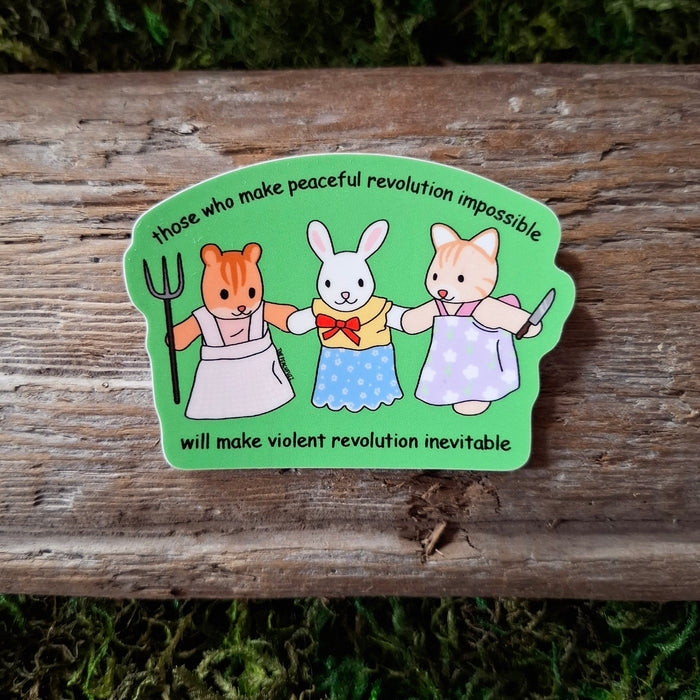 Violent Revolution Critter Sticker