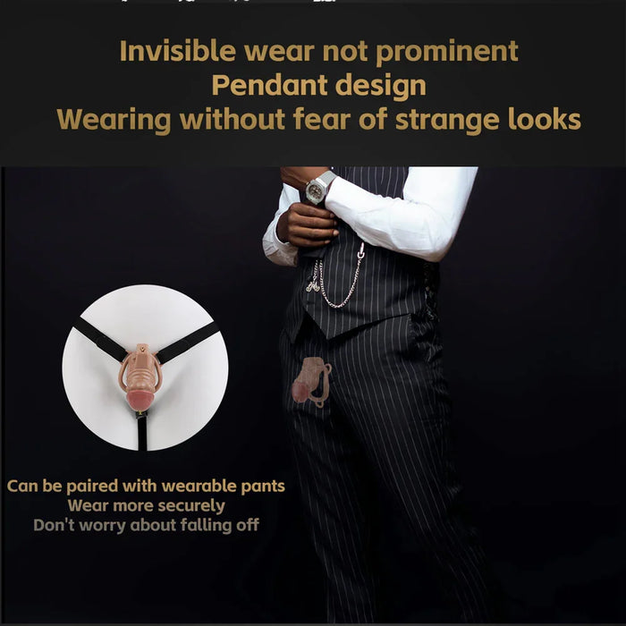 wearable cock cage
