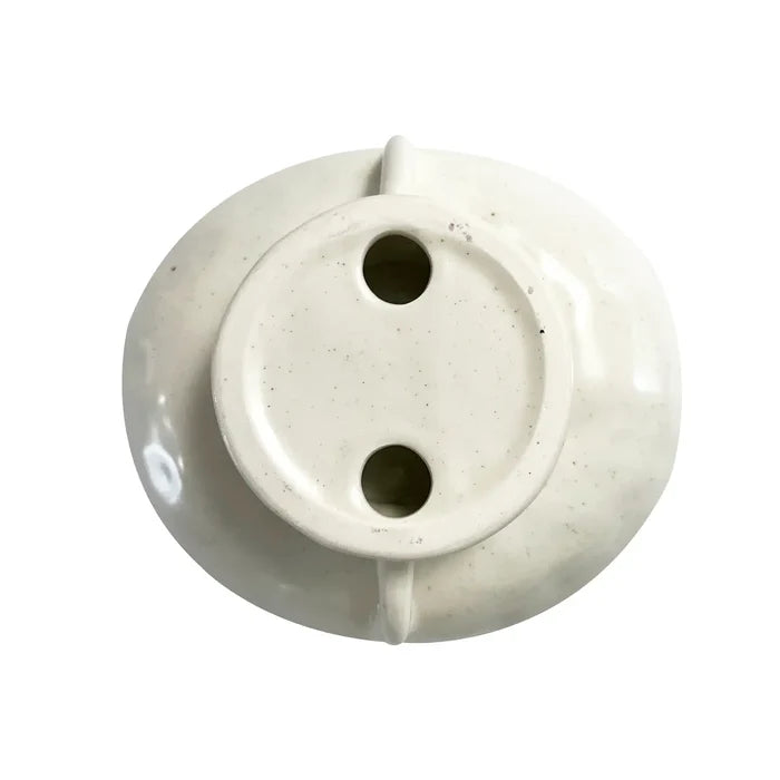 White Ceramic Fruit Bowl