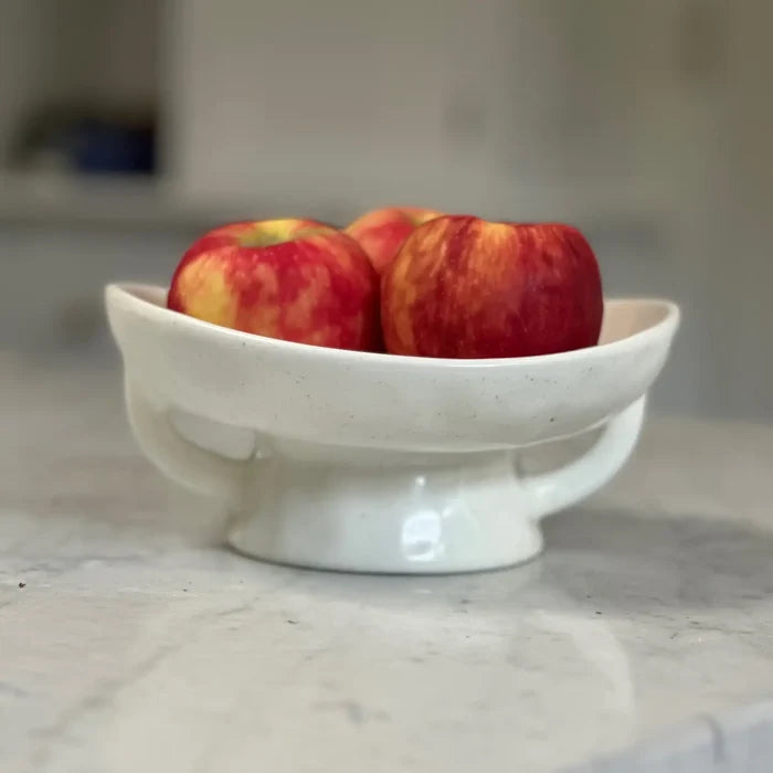 White Ceramic Fruit Bowl