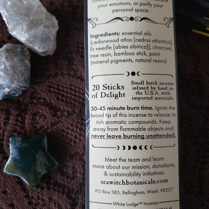 "White Lodge" Cedarwood and Fir Incense