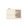 White New Penny Mini Travel Wallet