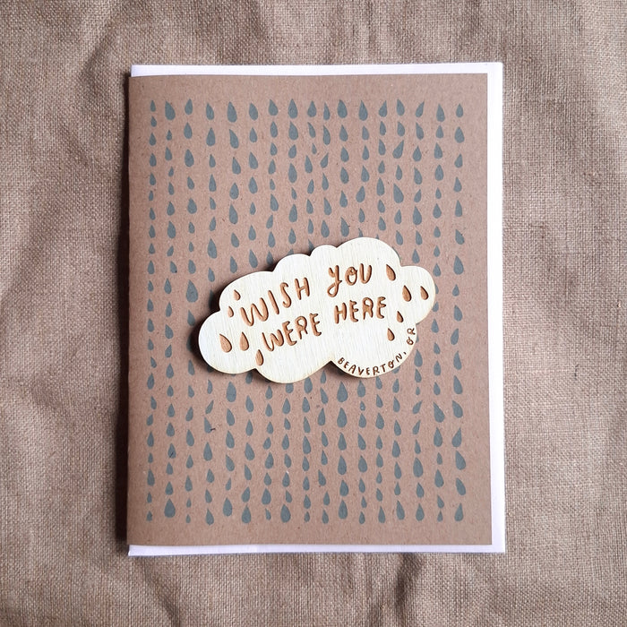 "Wish You Were Here" (Beaverton) Magnet + Greeting Card
