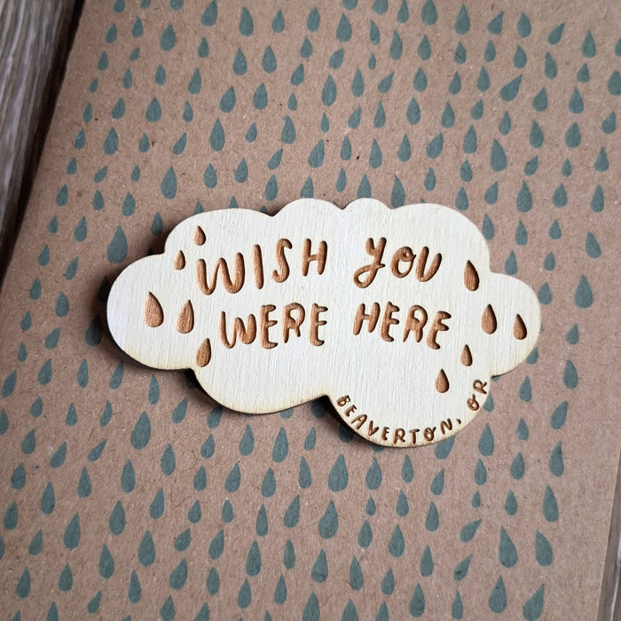 "Wish You Were Here" (Beaverton) Magnet + Greeting Card