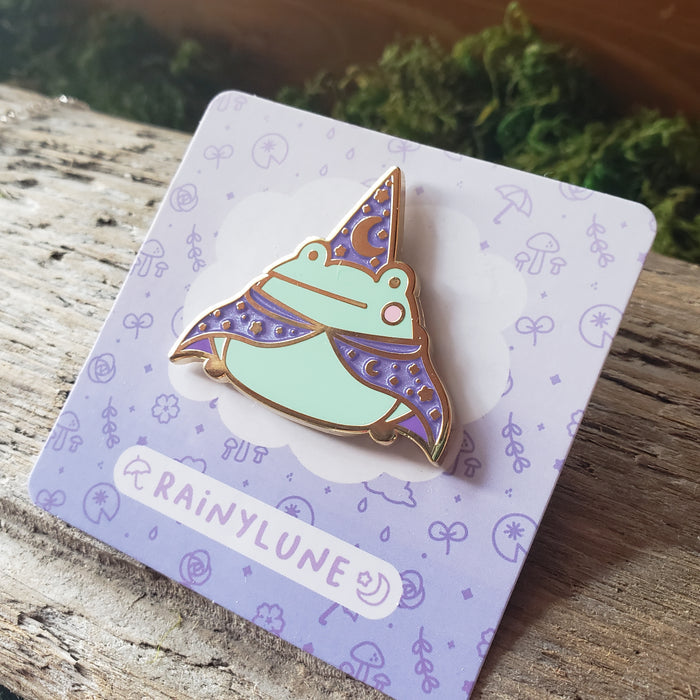 Wizard Frog Enamel Pin