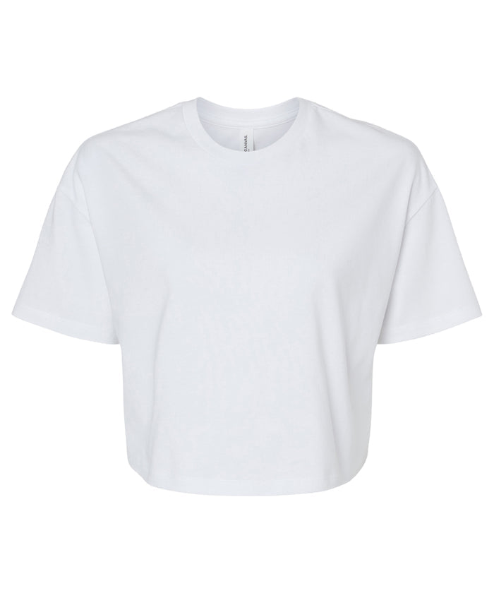 Womens Jersey crop tee
