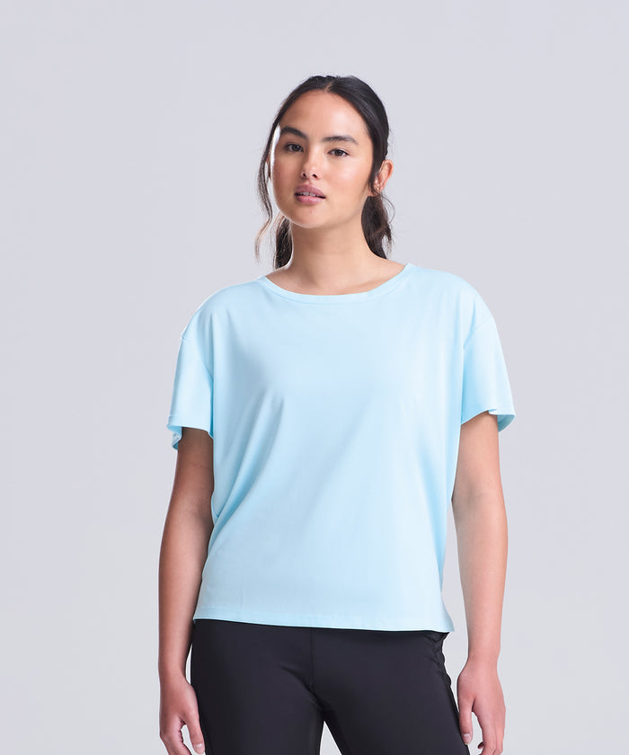 Womens open back T