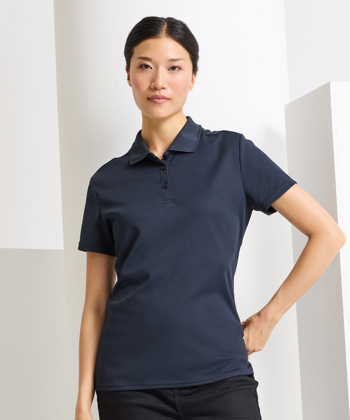 Womens Spun Dyed Recycled Polo Shirt