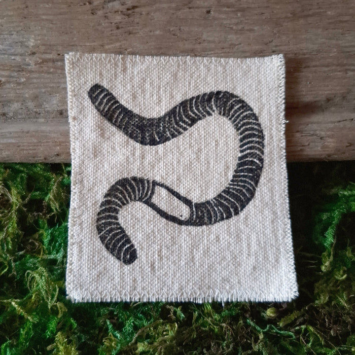 Worm Canvas Patch