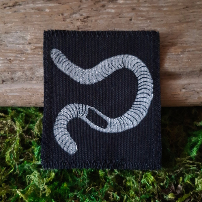 Worm Canvas Patch