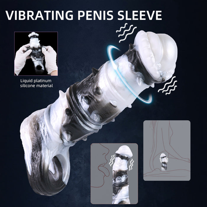 vibrating dick sleeve