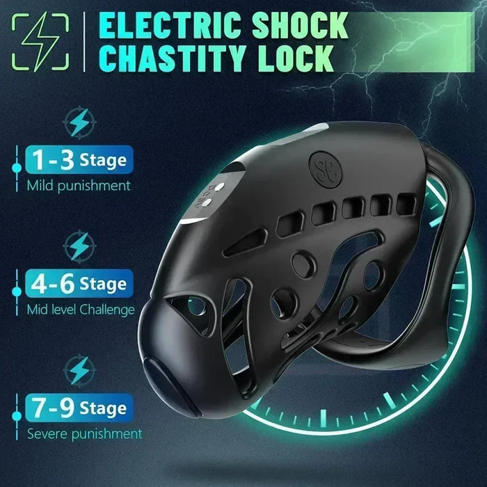 electric cock cage for males