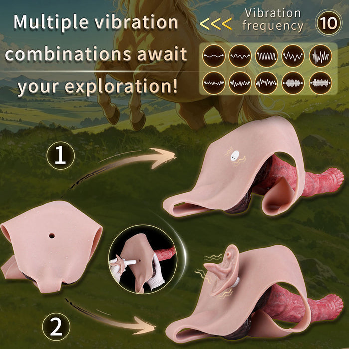 vibrating strap on