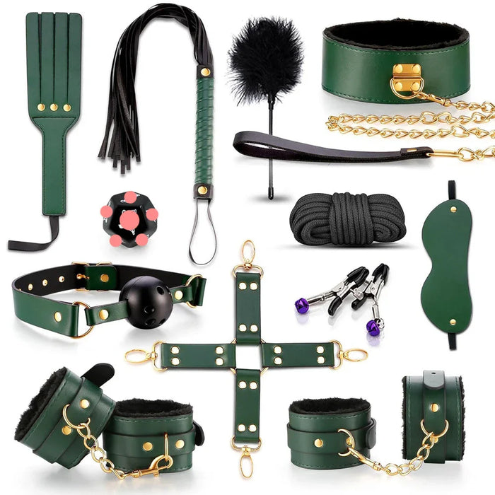 leather bondage set